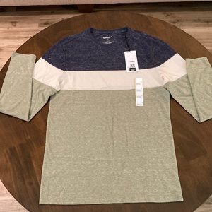 Good fellow, long sleeve, standard fit, in restful green, nit shirt